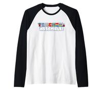 Marvel Super Heroes Avengers Teachers Assemble! Teacher Team Camiseta Manga Raglan
