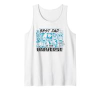 Marvel Super Heroes Best Dad in The Universe Father's Day Camiseta sin Mangas