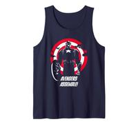 Marvel Super Heroes Captain America Avengers Assemble! Quote Camiseta sin Mangas