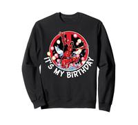 Marvel Super Heroes Deadpool It's My Birthday Party Crash Sudadera