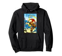 Marvel Super Heroes Fantastic Four Retro Vintage Comic Cover Sudadera con Capucha