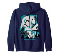 Marvel Super Heroes Ghost-Spider Gwen Stacy New York Trio Sudadera con Capucha