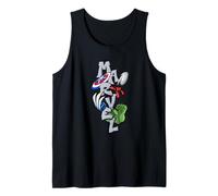 Marvel Super Heroes Graffiti Tag Paint Splatter Tower Logo Camiseta sin Mangas