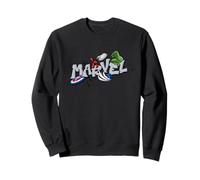 Marvel Super Heroes Graffiti Tag Style Paint Splatter Logo Sudadera