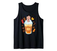 Marvel Super Heroes Groot Pumpkin Spice Drink Cozy Fall Camiseta sin Mangas