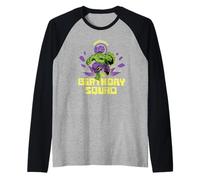 Marvel Super Heroes Hulk Incredible Birthday Squad Party Camiseta Manga Raglan