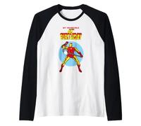 Marvel Super Heroes Iron Man My Invincible 40th Birthday Camiseta Manga Raglan