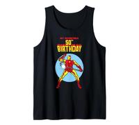 Marvel Super Heroes Iron Man My Invincible 50th Birthday Camiseta sin Mangas