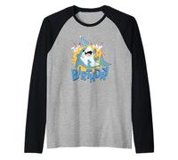 Marvel Super Heroes Jeff The Land Shark It's My Birthday Camiseta Manga Raglan