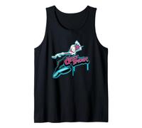 Marvel Super Heroes Spider-Gwen Earth-65 Graffiti Tag Style Camiseta sin Mangas