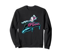 Marvel Super Heroes Spider-Gwen Earth-65 Graffiti Tag Style Sudadera