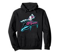Marvel Super Heroes Spider-Gwen Earth-65 Graffiti Tag Style Sudadera con Capucha