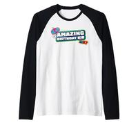 Marvel Super Heroes Spider-Man "Amazing Birthday Kid" Gift Camiseta Manga Raglan