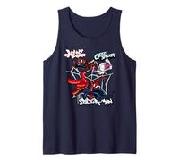 Marvel Super Heroes Spider-Man & Friends Graffiti Tag Style Camiseta sin Mangas