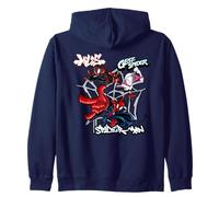 Marvel Super Heroes Spider-Man & Friends Graffiti Tag Style Sudadera con Capucha
