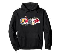 Marvel Super Heroes Spider-Man Logo Torn Paper Collage Sudadera con Capucha