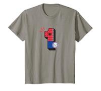 Marvel Super Heroes Spider-Man Numbers 1 First 1st Birthday Camiseta