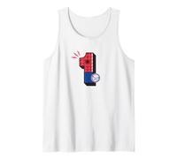 Marvel Super Heroes Spider-Man Numbers 1 First 1st Birthday Camiseta sin Mangas