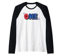 Marvel Super Heroes Spider-Man Numbers 1 One 1st Birthday Camiseta Manga Raglan