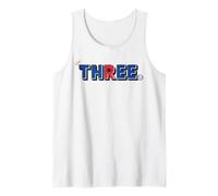 Marvel Super Heroes Spider-Man Numbers 3 Three 3rd Birthday Camiseta sin Mangas