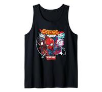 Marvel Super Heroes Spider-Man Trio SD Heroes Kawaii Japan Camiseta sin Mangas
