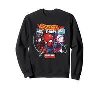 Marvel Super Heroes Spider-Man Trio SD Heroes Kawaii Japan Sudadera