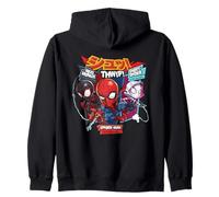 Marvel Super Heroes Spider-Man Trio SD Heroes Kawaii Japan Sudadera con Capucha