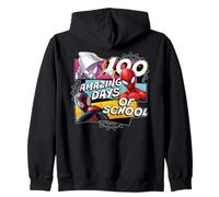 Marvel Super Heroes Team Spidey 100 Days of School 100th Day Sudadera con Capucha
