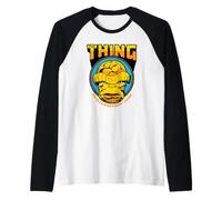 Marvel Super Heroes The Thing It's Clobberin' Time Quote Camiseta Manga Raglan