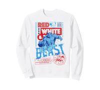 Marvel Super Heroes X-Men Americana Red White & Beast 1963 Sudadera