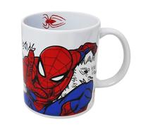Marvel Taza de té de cerámica Spiderman 32,5 cl Medida 9,5 x 8 cm apta para microondas Idea regalo