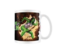 Marvel Taza She Hulk (tamaño único) (verde/marrón/blanco)