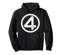 Marvel The Fantastic Four: First Steps Big 4 Chest Logo Sudadera con Capucha