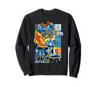 Marvel The Fantastic Four: First Steps Comic Book Panels Sudadera