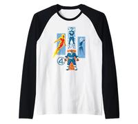 Marvel The Fantastic Four: First Steps Epic Panels Camiseta Manga Raglan