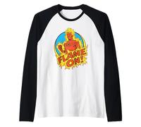 Marvel The Fantastic Four: First Steps Flame On! Logo Camiseta Manga Raglan