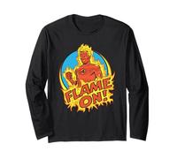 Marvel The Fantastic Four: First Steps Flame On! Logo Manga Larga