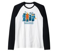 Marvel The Fantastic Four: First Steps Heroes Panels Camiseta Manga Raglan