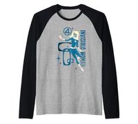 Marvel The Fantastic Four: First Steps Invisible Woman Logo Camiseta Manga Raglan