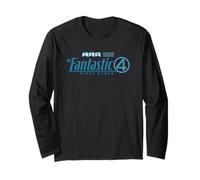 Marvel The Fantastic Four: First Steps Official Movie Logo Manga Larga
