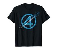 Marvel The Fantastic Four: First Steps Spacecraft "4" Logo Camiseta