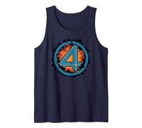 Marvel The Fantastic Four: First Steps Stylized 4 Logo Camiseta sin Mangas
