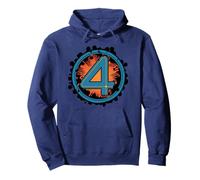 Marvel The Fantastic Four: First Steps Stylized 4 Logo Sudadera con Capucha