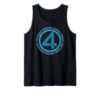 Marvel The Fantastic Four: First Steps Team Names 4 Logo Camiseta sin Mangas
