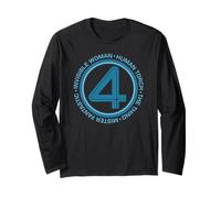 Marvel The Fantastic Four: First Steps Team Names 4 Logo Manga Larga