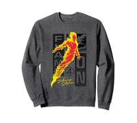 Marvel The Fantastic Four Flame On Johnny Storm Trend Sudadera