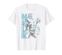 Marvel The Incredible Hulk Large Brick Font & Portrait Camiseta