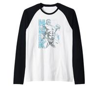 Marvel The Incredible Hulk Large Brick Font & Portrait Camiseta Manga Raglan