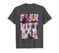 Marvel The Marvels Flerkittens Camiseta, Hombre, Jaspeado Oscuro, 4XL