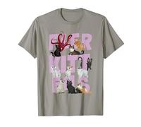 Marvel The Marvels Flerkittens Camiseta, Hombre, Pizarra, L